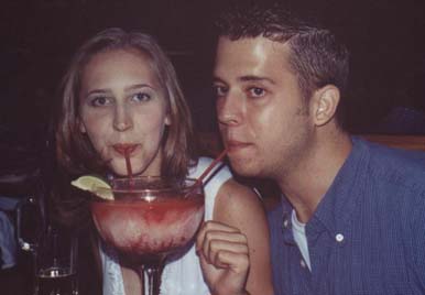 me and Danny at Texas Roadhouse - Spring 2003