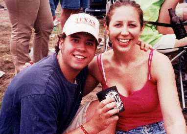 Danny and me at Chilifest 2001 with Merle Haggard!