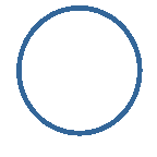 blue circle