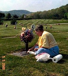 Aunt Francie & Uncle Jack's graves