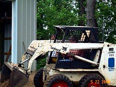 Lyle behind the wheel