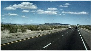 mountains in the distance