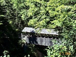 A Covered Walking Bridge