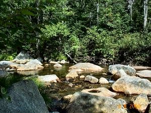 Crossing the Ellis River -- Yes, We Did