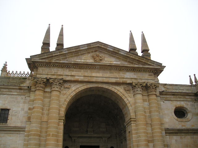 Outside of the Cathedral.