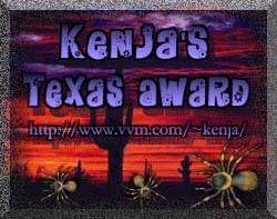 Kenja's Texas Award