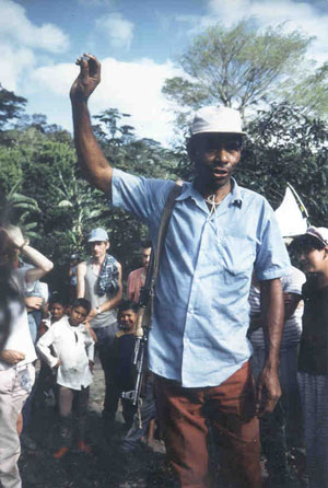 Don Pablo making speach