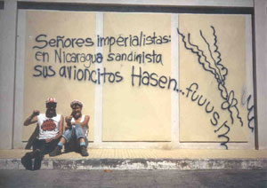 Hasenfus graffiti
