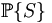\mathbb{P}\{S\}