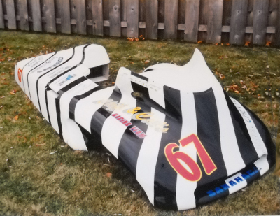 Snomobile paint job