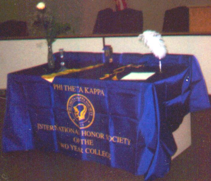 PHI THETA KAPPA TABLE