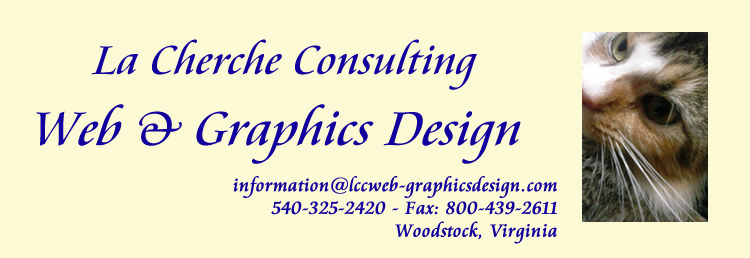 La Cherche Consulting Web and Graphics Design - image of cat's face