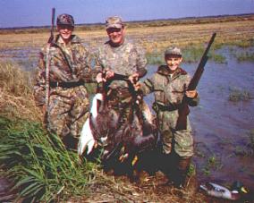 wild fowl hunters at Doug's