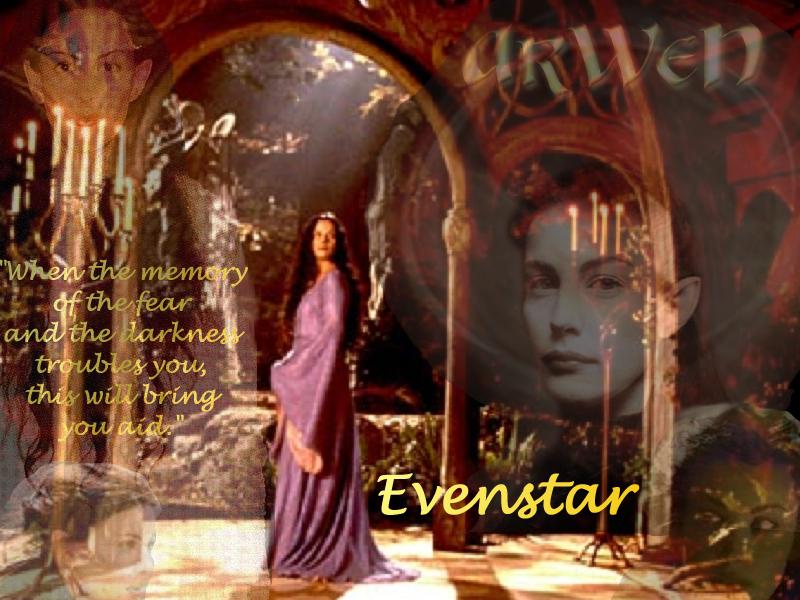 Here's an Arwen wallpaper image that I made for Evenstar and all the other Arwen, Evenstar, Tolkien, and Lord of the Rings fans out there.