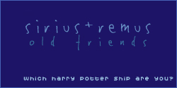 [sirius + remus]