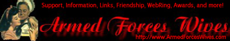 Armed Forces Wives Banner
