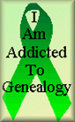 I Am Addicted To Genealogy Ribbon
