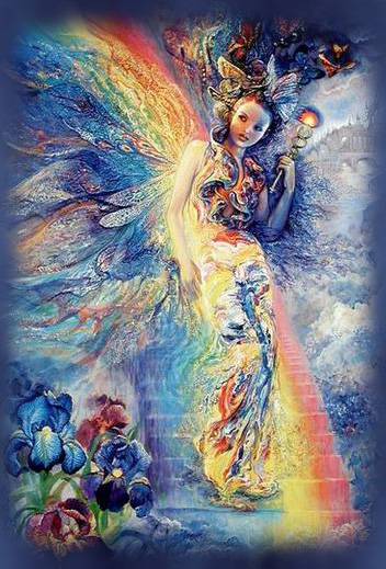 'Iris, Keeper Of The Rainbow' by Josephine Wall.