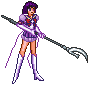 I am Sailor Saturn, I have a nice pointy glaive!