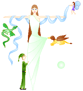 Athena Guardian of Fantasy Creatures