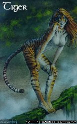 Tigera & Tiger Princess from Jonathon's Goddess Art