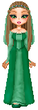 Green Clad Medevil-ish Gal