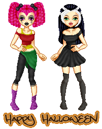 Meletti and Creesh, Dressed as Each Other