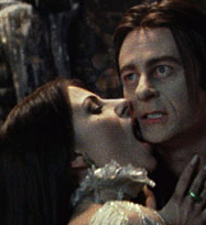 Verona.
The dark-haired Verona was the first and favourite<br>bride. Dracula felt true love for Verona even<br>after losing his 'soul'. Verona still tries to<br>act like a human when not being threatened. She<br>commands a manner of respect for both herself<br>and her beloved. Verona was also the first to<br>show maternal warmth and wanted a child to care<br>for and love (not to continue their species).<br>Of all the brides, Verona is the most gentle<br>natured and kind, unless of course she's hungry<br>or pissed.