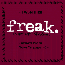 The Freek Award!!