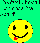 Most Cheerful Homepage Award!