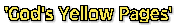God's Yellow Pages