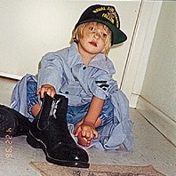 Kricket in Daddy's Boots