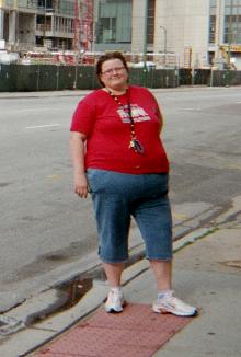 ME ON CITY SIDEWALK