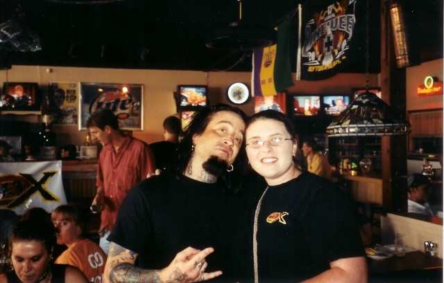 Gong (lead singer of Drowning Pool) with Me