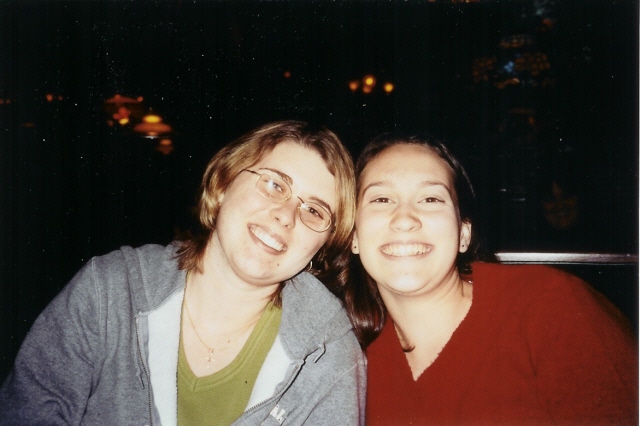 Marsha and Ashley at our SGA Christmas Party...HAHA! What a party! 3 whole people!