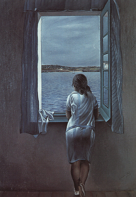 Salvador Dali - Girl Standing at the Window