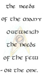 Spock's sidste ord i Star Trek: the Wrath of Khan