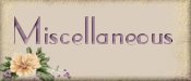 Miscellaneous Sets