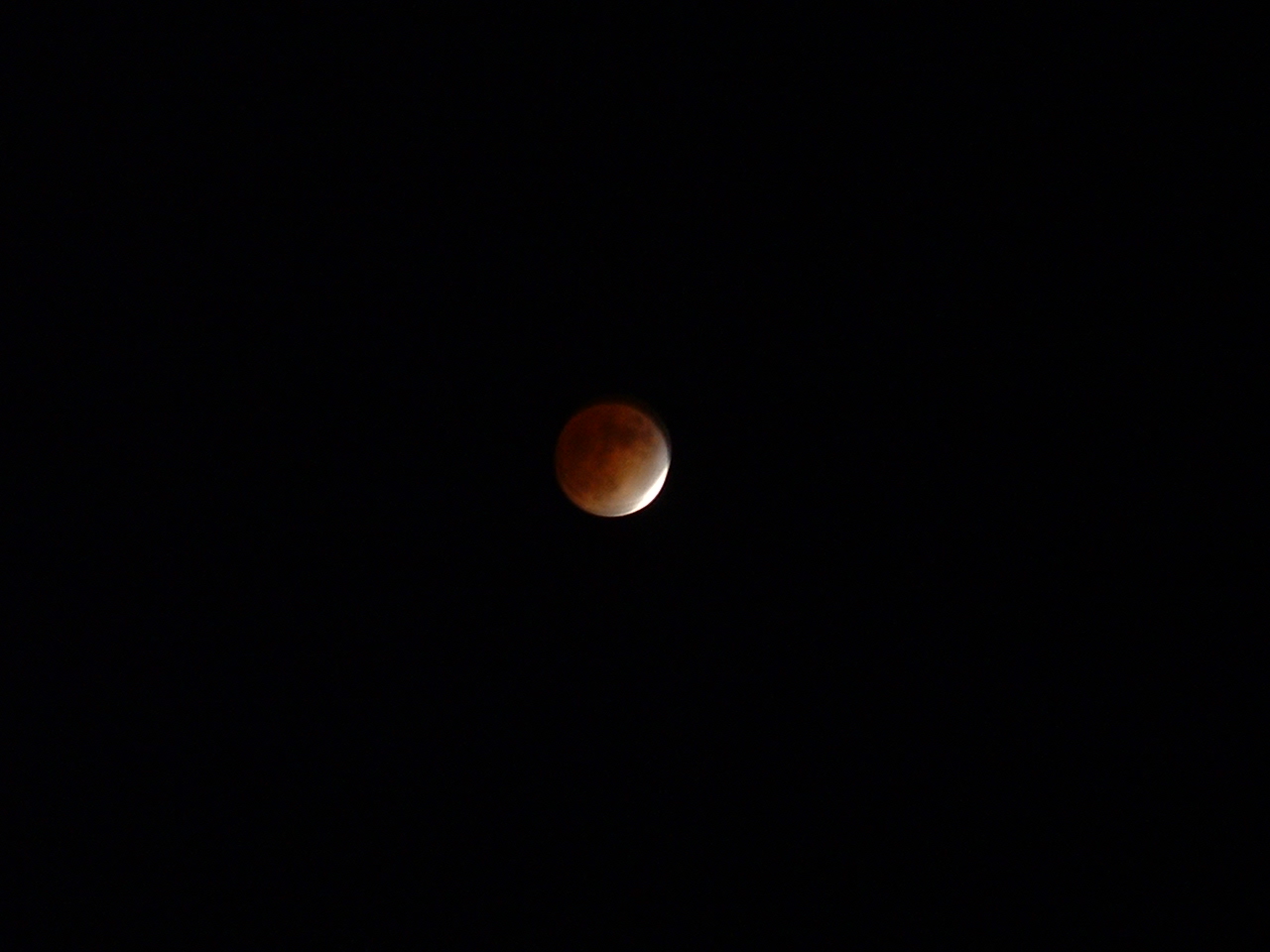 Eclipsed moon. by EMB 11/8/03