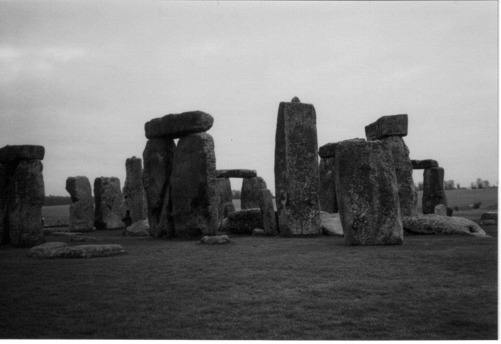 Stonehenge in B&W. by EMB 1/10/04