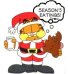 Garfield Season Eating Greeting