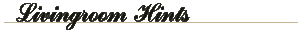 livingroom hints - image