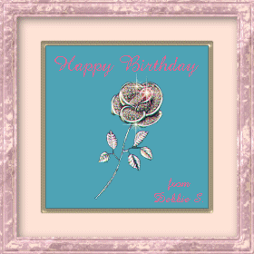 Birthday rose