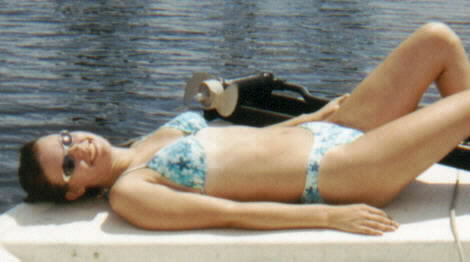 Layin out on the boat