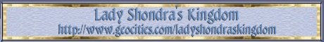 Lady Shondra's Kingdom Linking  Banner