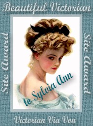 My Beautiful First Victorian Award!