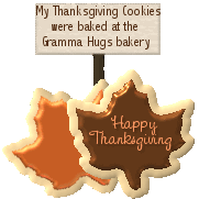 My Adopted Thanksgiving Cookies!
