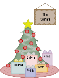 The Costa's Family Country Christmas Tree!