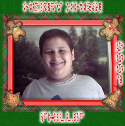 Happy Holidays from my Chubby Angel Phillip!!!