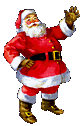 Santa Waving - GIF Animation by (c) Kitty Roach